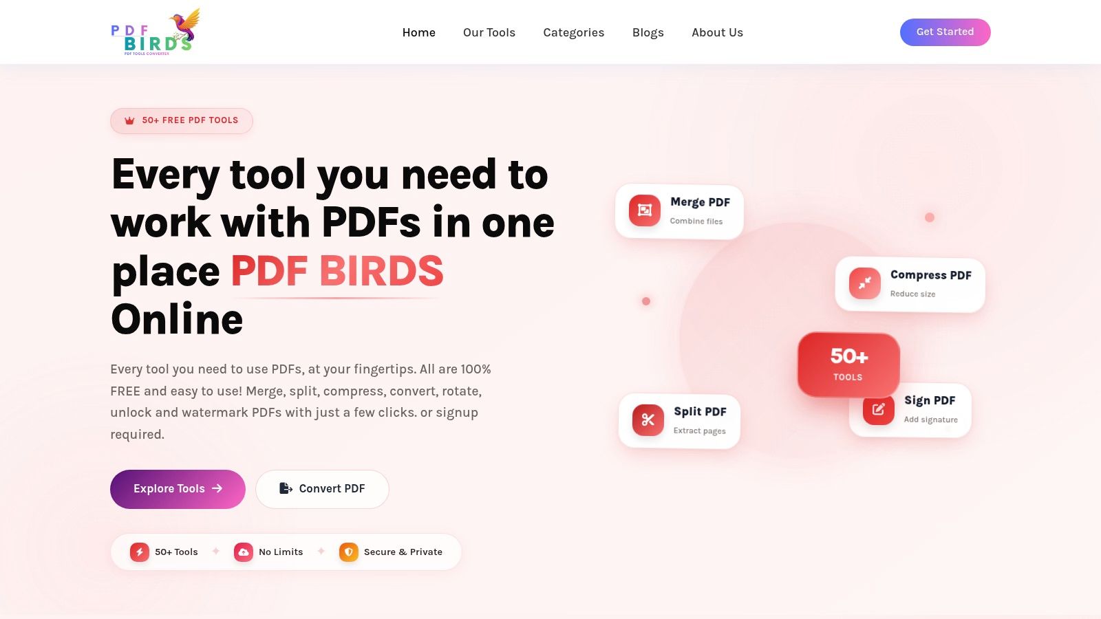 Screenshot from https://pdfbirds.com