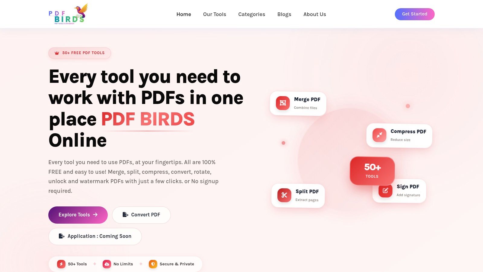 Screenshot from https://pdfbirds.com