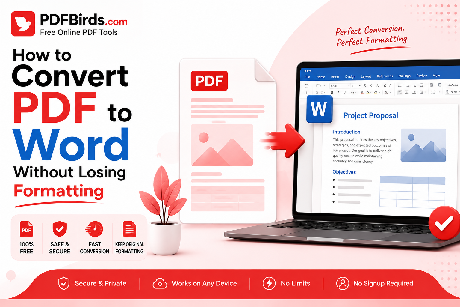 How to Convert PDF to Word Without Losing Formatting