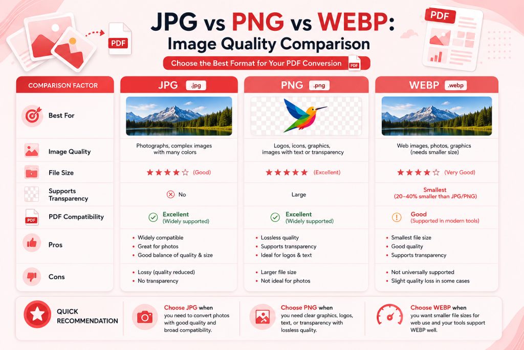 JPG vs PNG vs WEBP: Image Quality Comparison