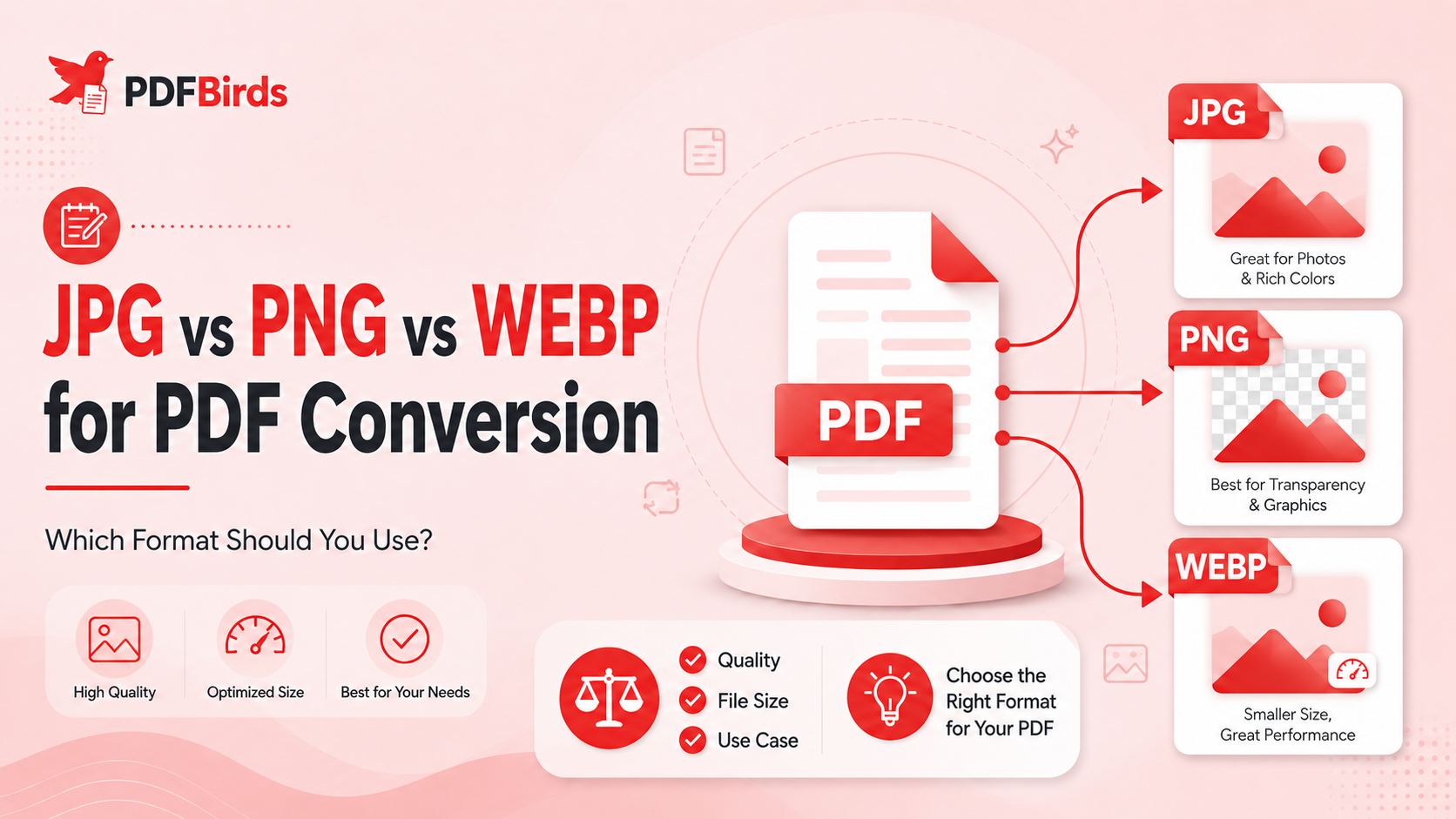 JPG vs PNG vs WEBP for PDF Conversion