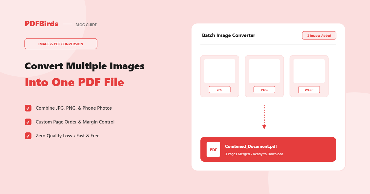 How to Convert Multiple Images Into One PDF on Any Device